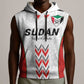 Custom Sudan Football Sleeveless Hoodie Wings of Victory - Go Falcons of Jediane - African Pride