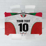 Custom Sudan Football Tablecloth Wings of Victory - Go Falcons of Jediane