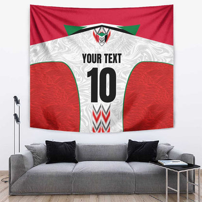 Custom Sudan Football Tapestry Wings of Victory - Go Falcons of Jediane