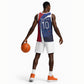 Haiti Football Custom Basketball Jersey Abstract Graphic Style Patriotic