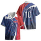 Haiti Football Custom Kid Hawaiian Shirt Abstract Graphic Style Patriotic LT03