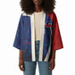 Haiti Football Custom Kimono Abstract Graphic Style Patriotic