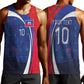 Haiti Football Custom Men Tank Top Abstract Graphic Style Patriotic