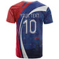 Haiti Football Custom T shirt Abstract Graphic Style Patriotic