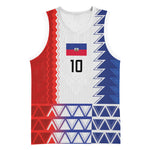 Haiti Football Custom Basketball Jersey Tribal African Abstract Graphic