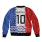 Haiti Football Custom Bomber Jacket Tribal African Abstract Graphic