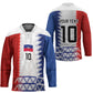Haiti Football Custom Hockey Jersey Tribal African Abstract Graphic