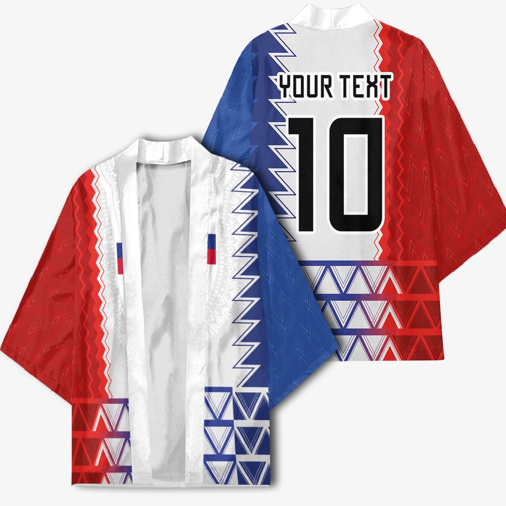 Haiti Football Custom Kimono Tribal African Abstract Graphic