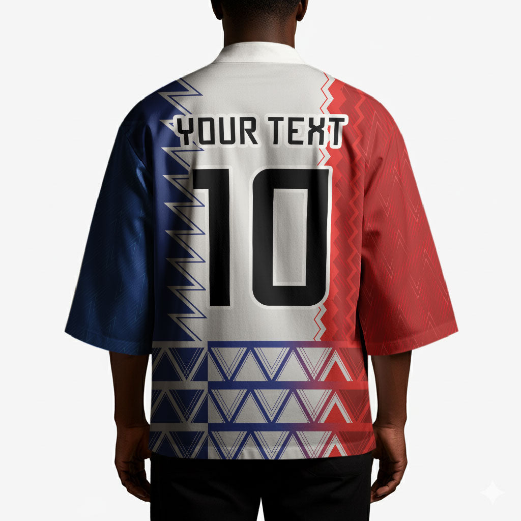 Haiti Football Custom Kimono Tribal African Abstract Graphic