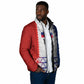 Haiti Football Custom Padded Jacket Tribal African Abstract Graphic