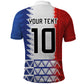 Haiti Football Custom Polo Shirt Tribal African Abstract Graphic
