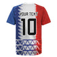 Haiti Football Custom Rugby Jersey Tribal African Abstract Graphic