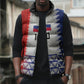 Haiti Football Custom Sleeveless Puffer Jacket Tribal African Abstract Graphic