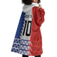 Haiti Football Custom Wearable Blanket Hoodie Tribal African Abstract Graphic