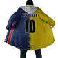 Haiti and Brazil Football Custom Cloak Splash Half Split