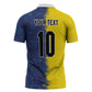 Haiti and Brazil Football Custom Zipper Polo Shirt Splash Half Split