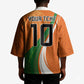 Cote D'Ivoire Football Custom Kimono Abstract Wave Pattern Tribal Sporty Style