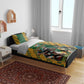 South Africa Rugby Bedding Set - Springbok Mascot, Players Fighting for Victory