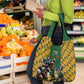 South Africa Rugby Grocery Bag - Springbok Mascot, Players Fighting for Victory