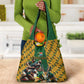 South Africa Rugby Grocery Bag - Springbok Mascot, Players Fighting for Victory