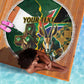 Personalized South Africa Versus Ireland Rugby Beach Blanket - Springbok Mascot, Celtic Cross Design