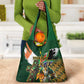 Personalized South Africa Versus Ireland Rugby Grocery Bag - Springbok Mascot, Celtic Cross Design