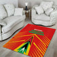 Guyana Cricket Amazon Warriors Area Rug Go Glory-Green Red Gold - African Pride