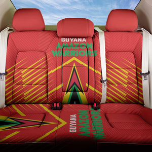 Guyana Cricket Amazon Warriors Back Car Seat Cover Go Glory-Green Red Gold - African Pride