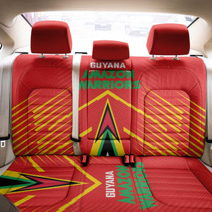 Guyana Cricket Amazon Warriors Back Car Seat Cover Go Glory-Green Red Gold - African Pride