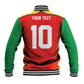 Guyana Cricket Amazon Warriors Custom Baseball Jacket Go Glory-Green Red Gold - African Pride