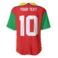 Guyana Cricket Amazon Warriors Custom Baseball Jersey Go Glory-Green Red Gold - African Pride