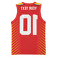 Guyana Cricket Amazon Warriors Custom Basketball Jersey Go Glory-Green Red Gold - African Pride