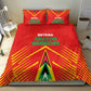 Guyana Cricket Amazon Warriors Bedding Set Go Glory-Green Red Gold - African Pride