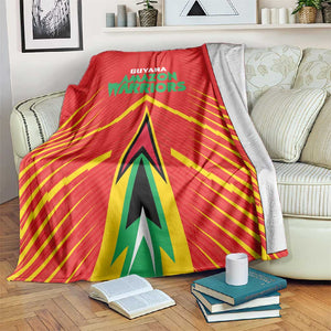 Guyana Cricket Amazon Warriors Blanket Go Glory-Green Red Gold - African Pride