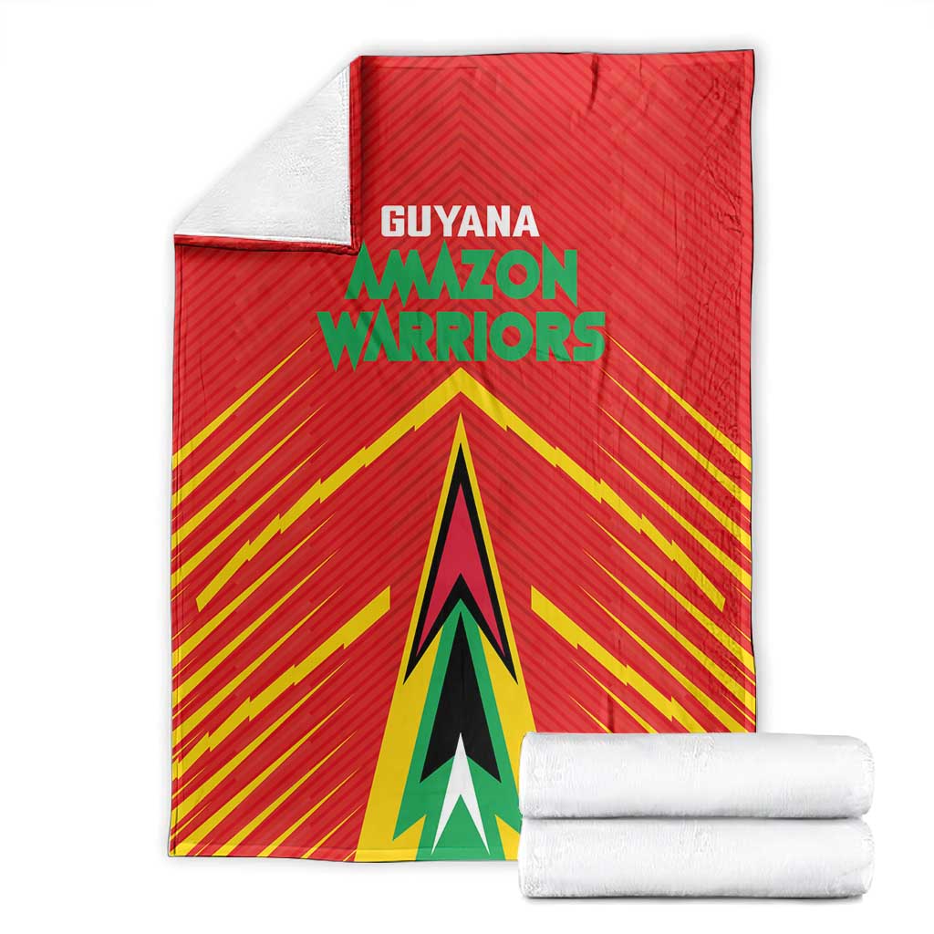 Guyana Cricket Amazon Warriors Blanket Go Glory-Green Red Gold - African Pride