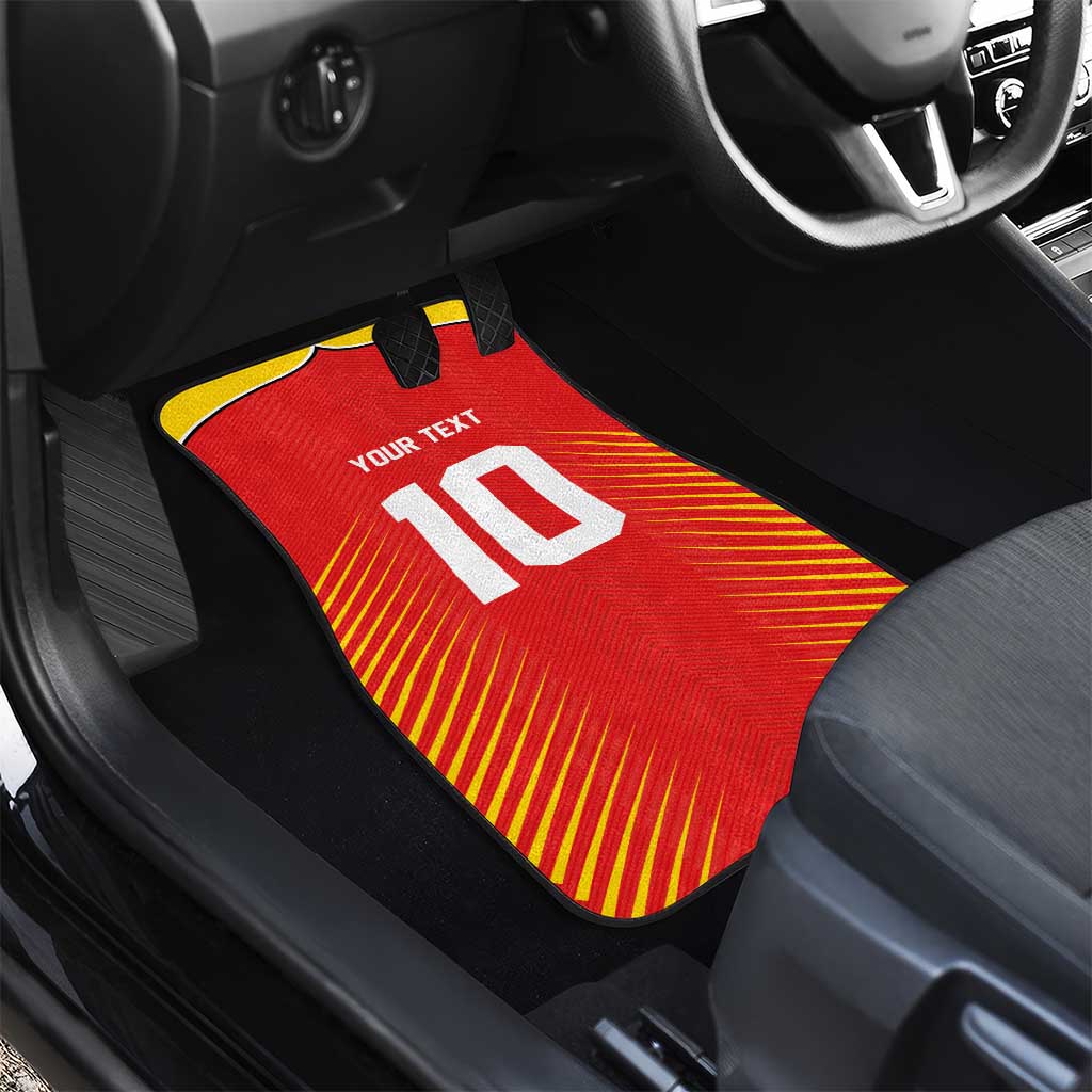 Guyana Cricket Amazon Warriors Car Mats Go Glory-Green Red Gold - African Pride