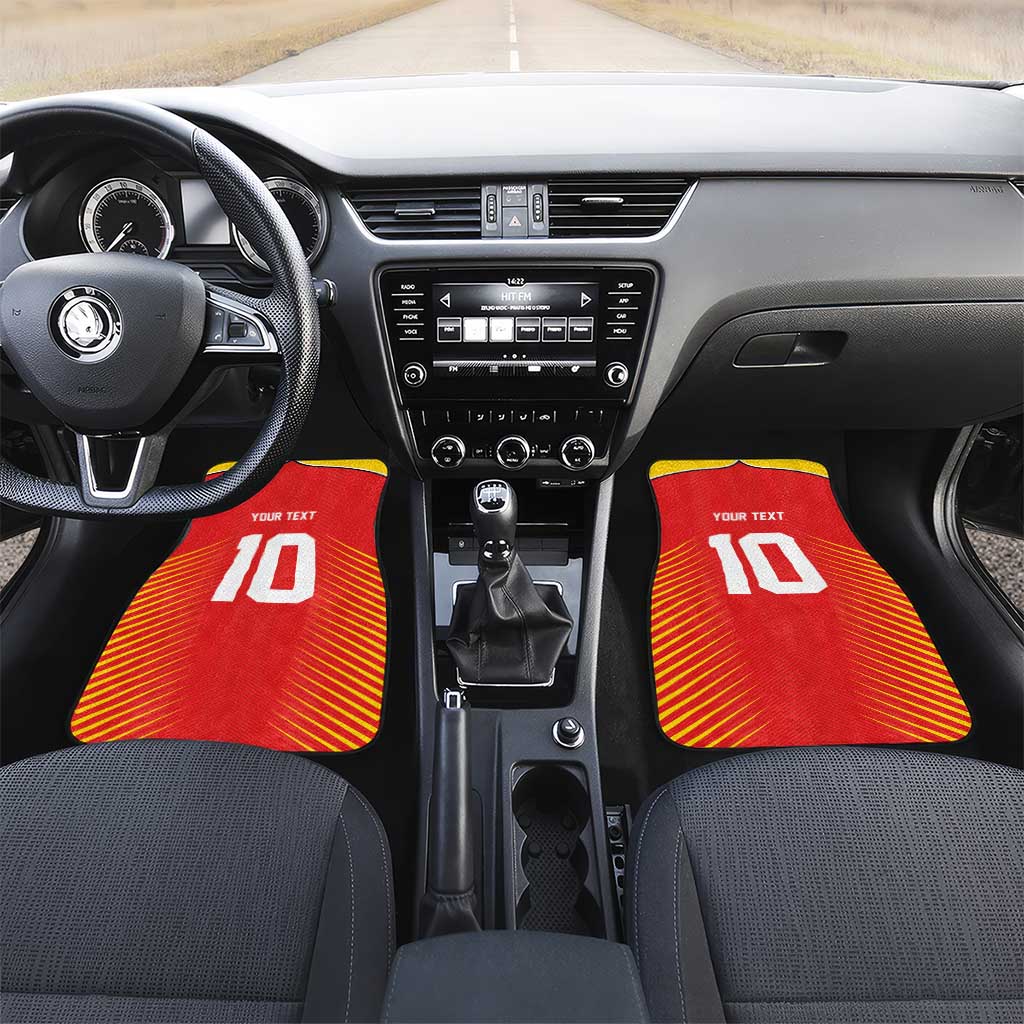 Guyana Cricket Amazon Warriors Car Mats Go Glory-Green Red Gold - African Pride