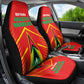 Guyana Cricket Amazon Warriors Car Seat Cover Go Glory-Green Red Gold - African Pride