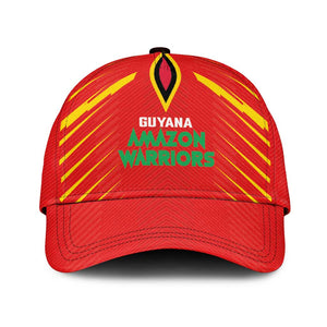 Guyana Cricket Amazon Warriors Classic Cap Go Glory-Green Red Gold - African Pride