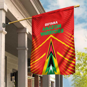 Guyana Cricket Amazon Warriors Garden Flag Go Glory-Green Red Gold - African Pride