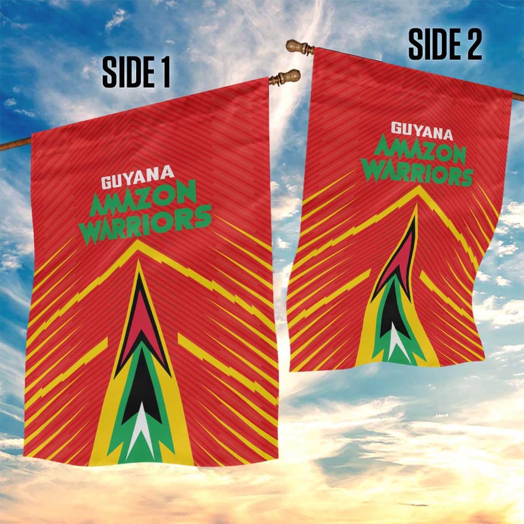 Guyana Cricket Amazon Warriors Garden Flag Go Glory-Green Red Gold - African Pride
