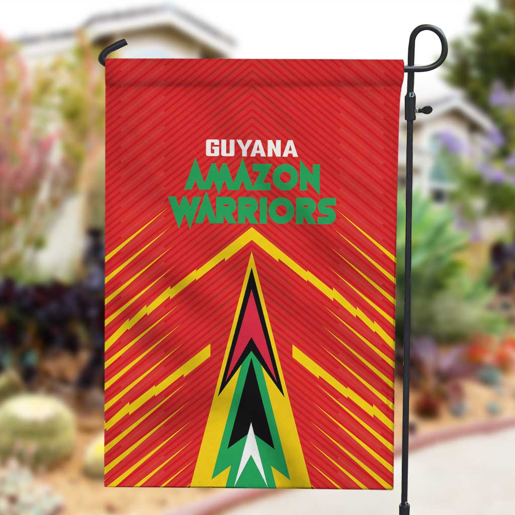Guyana Cricket Amazon Warriors Garden Flag Go Glory-Green Red Gold - African Pride