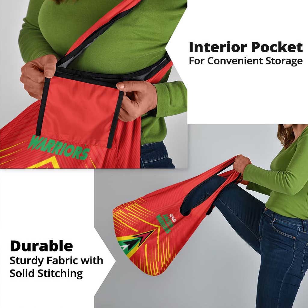 Guyana Cricket Amazon Warriors Grocery Bag Go Glory-Green Red Gold - African Pride