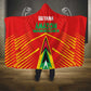 Guyana Cricket Amazon Warriors Hooded Blanket Go Glory-Green Red Gold - African Pride