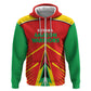 Guyana Cricket Amazon Warriors Custom Hoodie Go Glory-Green Red Gold - African Pride