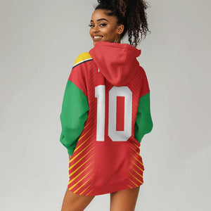 Guyana Cricket Amazon Warriors Custom Hoodie Dress Go Glory-Green Red Gold - African Pride