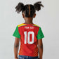 Guyana Cricket Amazon Warriors Custom Kid T shirt Go Glory-Green Red Gold - African Pride