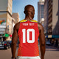 Guyana Cricket Amazon Warriors Custom Men Tank Top Go Glory-Green Red Gold - African Pride