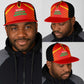 Guyana Cricket Amazon Warriors Mesh Trucker Cap Go Glory-Green Red Gold - African Pride