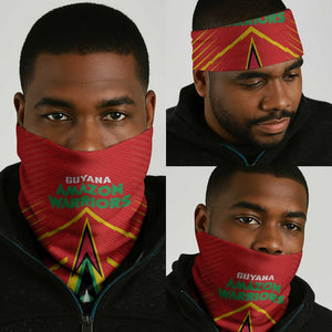 Guyana Cricket Amazon Warriors Neck Gaiter Go Glory-Green Red Gold - African Pride